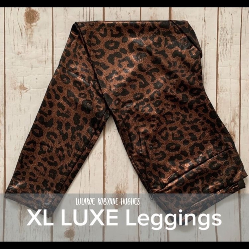 LuLaRoe LUXE leggings, leopard print! NWT!